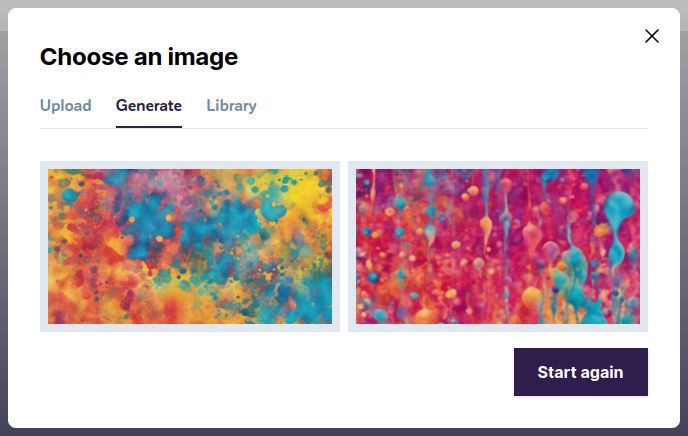 An example image of the ai image generation tool